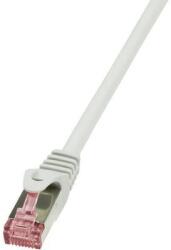 LogiLink RJ45 Hálózati csatlakozókábel, CAT 6 S/FTP [1x RJ45 dugó - 1x RJ45 dugó] 0, 25 m, szürke LogiLink