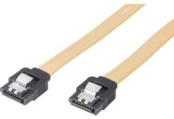 Renkforce SATA merevlemez csatlakozókábel [1x SATA alj, 7 pólus - 1x SATA alj, 7 pólus] 0, 3 m, sárga, renkforce - conrad
