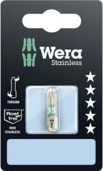 Wera 3867/1 TS nemesacél bit, TORX T15 x 25 Wera 05073621001 Hossz: 25 mm