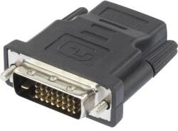 Renkforce DVI - HDMI átalakító adapter, 1x DVI dugó 24+1 pól. - 1x HDMI aljzat, fekete, Renkforce