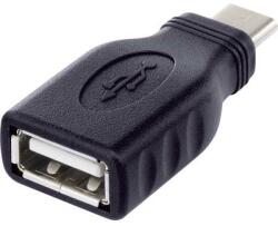 Renkforce USB 2.0 átalakító, USB C típusú dugóról A típusú aljra OTG funkcióval, Renkforce
