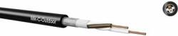 Kabeltronik Mik-C-Outdoor PUR köpeny, Mikrofonkábel 2 x 0.25 mm2 fekete méteráru Kabeltronik