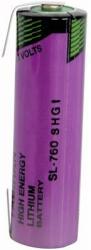Tadiran Batteries AA lítium ceruzaelem, forrasztható, 3, 6V 2200 mAh, forrfüles, 14, 7 x 50, 5 mm, Tadiran SL760/T