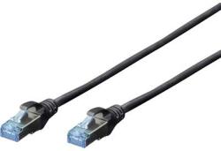 ASSMANN RJ45-ös patch kábel, hálózati LAN kábel CAT 5e SF/UTP (1x RJ45 dugó - 1x RJ45 dugó) 5 m Fekete 972146 - conrad