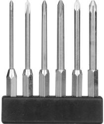 Donau Elektronik 6 részes mini bit szortiment, kereszthornyú hosszú kivitel, PH/PZ, Donau MBS71