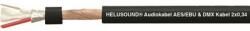 HELU Audio vezeték, AES/EBU & DMX-Kabel 2 x 0, 34 mm2 Fekete méteráru Helukabel