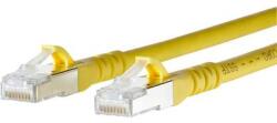 METZ CONNECT RJ45 Hálózati csatlakozókábel, CAT 6A S/FTP [1x RJ45 dugó - 1x RJ45 dugó] 1 m, sárga BTR Netcom - conrad