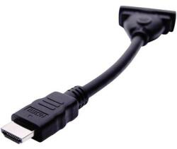 Club 3D HDMI - DVI átalakító adapter, 1x HDMI dugó - 1x DVI aljzat 24+5 pól. , fekete, club3D