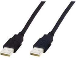 ASSMANN USB kábel 1x USB 2.0 dugó A - 1x USB 2.0 dugó A 1 m, szürke