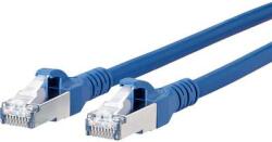 METZ CONNECT RJ45 Hálózati csatlakozókábel, CAT 6A S/FTP [1x RJ45 dugó - 1x RJ45 dugó] 1, 5 m, kék BTR Netcom - conrad