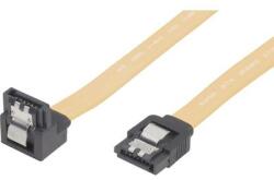 Renkforce SATA II merevlemez csatlakozókábel, hajlított dugóval [1x SATA alj, 7 pólus - 1x SATA alj, 7 pólus]0, 5 m sárga renkforce