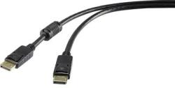 Renkforce DisplayPort kábel [1x DisplayPort dugó - 1x DisplayPort dugó] 0, 5 m fekete 3840 x 2160 pixel renkforce - conrad
