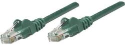 Intellinet RJ45-ös patch kábel, hálózati LAN kábel CAT 6 S/FTP [1x RJ45 dugó - 1x RJ45 dugó] 15 m Zöld Intellinet