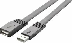 Renkforce USB 2.0 hosszabbítókábel, A/A, lapos, 3 m, Renkforce - conrad