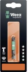 Wera Gyémántbevonatos ötvözött szerszámacél Impaktor Torx BIT, T 40 Wera 867/4 IMP DC SB SiS 05073967001 - conrad