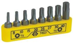 Carl Kammerling C. K. T4523 Csavarhúzó bit készlet 8 részes, Torx csavarokhoz, T8 10 15 20 25 27 30 40 - conrad