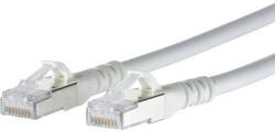 METZ CONNECT RJ45 Hálózati csatlakozókábel, CAT 6A S/FTP [1x RJ45 dugó - 1x RJ45 dugó] 0, 5 m, fehér BTR Netcom - conrad