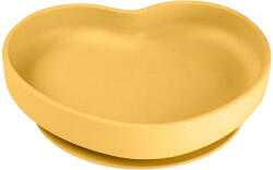 Canpol babies BABIES Szilikon tányér tapadókoronggal - sárga szív (AGS80-309_YEL)