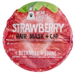 Bear Fruits Strawberry Hair Mask + Cap mască de păr Mască de păr Strawberry Hair Mask 20 ml + cască de păr pentru femei