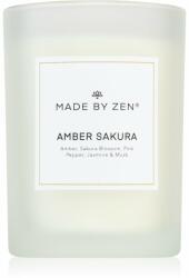 madebyzen Amber Sakura lumânare parfumată 250 g