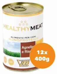 Healthy Meat bárány 95% monoproteines paté, rizzsel felnőtt kutyáknak 12x400g
