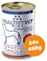 Healthy Vet Diet Dog Hepatic - máj támogatására felnőtt kutyáknak 24x400g
