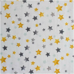 Kreis Design Cearceaf din muselina, 2buc. /set, 120x160cm, star yellow Kreis (30010-01_star yellow)