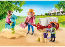 Playmobil - Set Invatatoare Si Copii In Carucior (PM71258) - babyneeds
