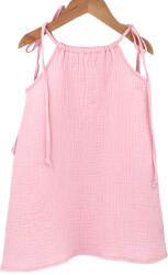 Too Rochie de vara cu snur pentru fetite, din muselina, Magic Pink, 6-7 ani (RM67MPINK)