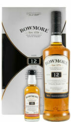 Bowmore whisky Ajándékszett 12 éves + 15 éves 0, 7l+0, 05l DD