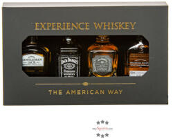 Jack Daniel's Experience Whiskey Set 4x0, 05l (JD SB, JD, JD GJ, WR) DD