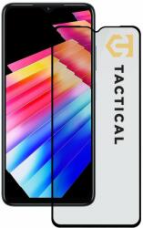 TACTICAL Infinix Hot 30i Tactical Glass Shield 5D kijelzővédő üvegfólia fekete kerettel