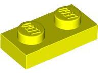 LEGO® 3023c236 - LEGO neon sárga lap 1 x 2 méretű (3023c236)