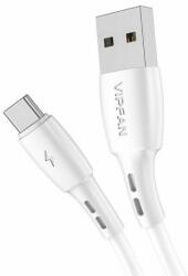 VIPFAN USB és USB-C kábel Vipfan Racing X05, 3A, 3m (fehér) (X05TC-3m-white) - wincity