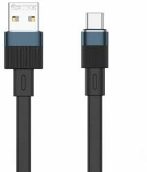 REMAX Cable USB-C Remax Flushing, 2.4A, 1m (black) (RC-C001 A-C black) - wincity