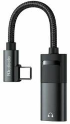 Mcdodo USB-C to AUX mini jack 3.5mm + USB-C adapter, Mcdodo CA-1880 (black) (CA-1880) - wincity