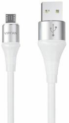 VIPFAN USB és Micro USB kábel Vipfan Colorful X09, 3A, 1.2m (fehér) (X09MK) - wincity