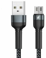 REMAX Cable USB Micro Remax Jany Alloy, 1m, 2.4A (black) (RC-124m black) - wincity