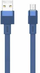 REMAX Cable USB-micro USB Remax Flushing, RC-C001, 1m, (blue) (RC-C001 A-M blue) - wincity