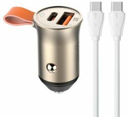 LDNIO C509Q USB, USB-C 30W Car charger + USB-C - USB-C cable (C509Q Type C-Type C) - wincity