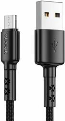 VIPFAN USB-Micro USB kábel Vipfan X02, 3A, 1.2m (fekete) (X02MK-1.2m-black) - wincity