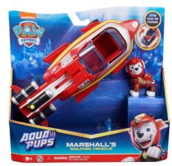 Spin Master Vehicul Paatrula Catelusilor Aqua Pups si figurina Marshall (6066139-1)