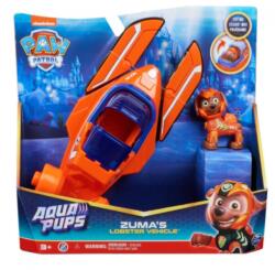 Spin Master Vehicul Patrula Catelusilor Aqua Pups cu figurina Zuma (6066143-1)