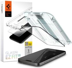 Spigen Folie pentru iPhone 15 Pro Max - Spigen Glas. TR EZ FIT - Black (KF2314931) - Technodepo