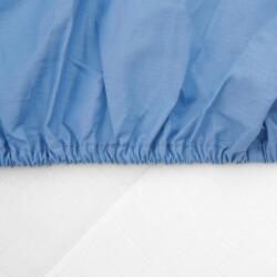 Heinner Cearceaf de pat cu elastic, dimensiune 160x200 cm , potrivit pentru saltele cu inaltime maxima de 30 cm . Material 100% Bumbac , densitate 144TC, elastic la colturi (HR-SHEET160-BLU) - Technodepo