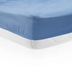 Heinner Cearceaf de pat cu elastic, dimensiune 90x200 cm , potrivit pentru saltele cu inaltime maxima de 30 cm . Material 100% Bumbac , densitate 144TC, elastic la colturi (HR-SHEET90-BLU) - Technodepo Lenjerie de pat
