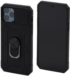 FixPremium - CamShield tok iPhone 12 és 12 Pro készülékhez, Fekete