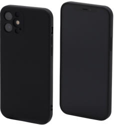 FixPremium - Szilikon Tok - iPhone 12, fekete