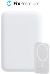 FixPremium - MagSafe PowerBank 5000 mAh, fehér