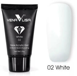 Venalisa Új Acryl Gél/Poly Gél 02 White/ Fehér 45G (New02)